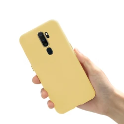 Smooth Candy Liquid Silicone Case - Slim Soft TPU Silicone Cover for Oppo A11X (Yellow)