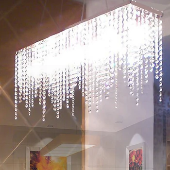 

Postmodern LED Crystal Luxury Waterfall Chandelier Lighting for Indoor Decor Bar Living Room Restaurant Bedroom Light Fixtures