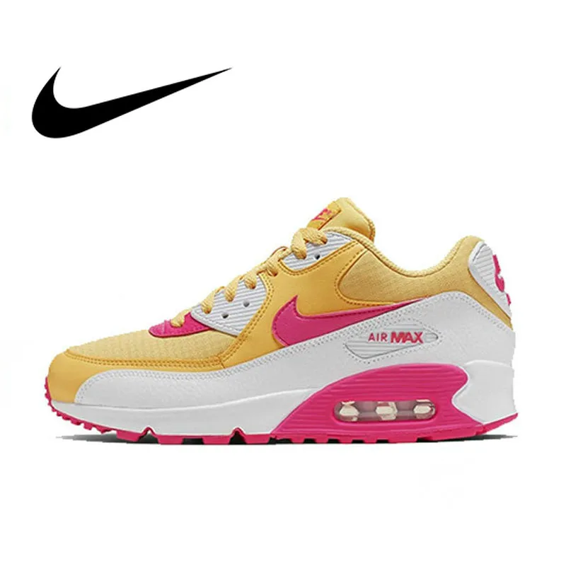 NIKE AIR MAX 90 эфирные оригинальные женские кроссовки для бега Модные дышащие кроссовки уличные 2019 новые цветные подходящие 325213