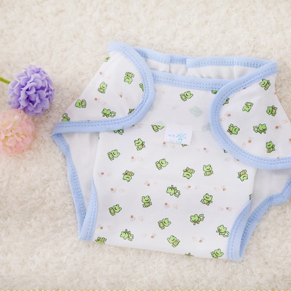 Детские водонепроницаемые тренировочные штаны для малышей, хлопковые тканевый подгузник, многоразовые моющиеся трусики