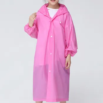 

Children's Raincoat Outdoor Travel Fashion Raincoat Thick Transparent Raincoat Hiking Rain Gear Coat For Child J