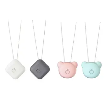 

Portable Bear Air Purifier Necklace Anti-Virus Anion Air Freshener Low Noise