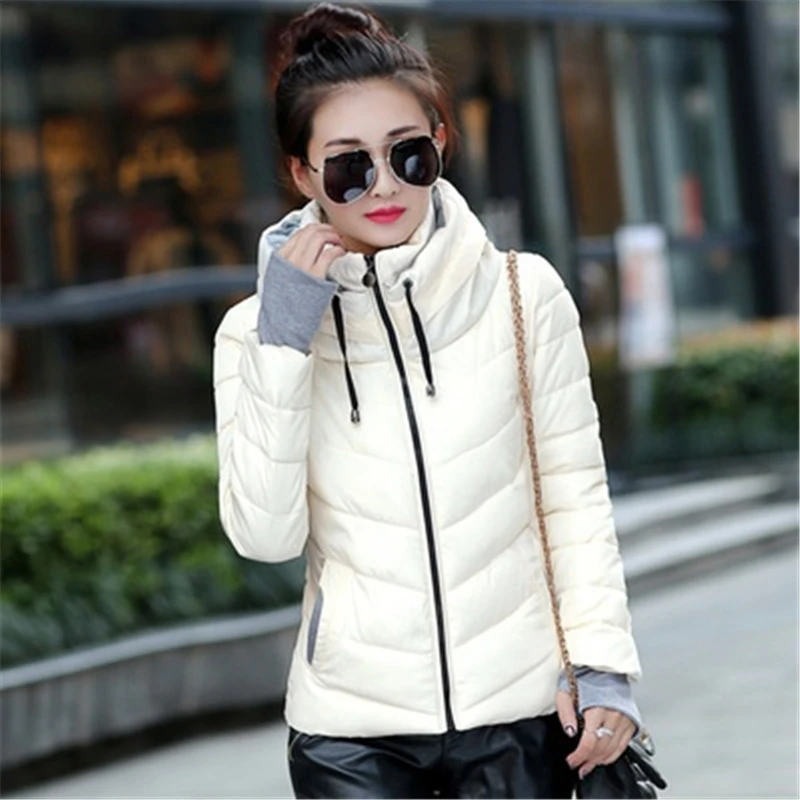 

ZOGAA Plus Size S-3XL Women Spring Thin Parka Fashion Hooded Jacket Slim Fit Streetwear Multicolor Casual Cotton Jacket Coat