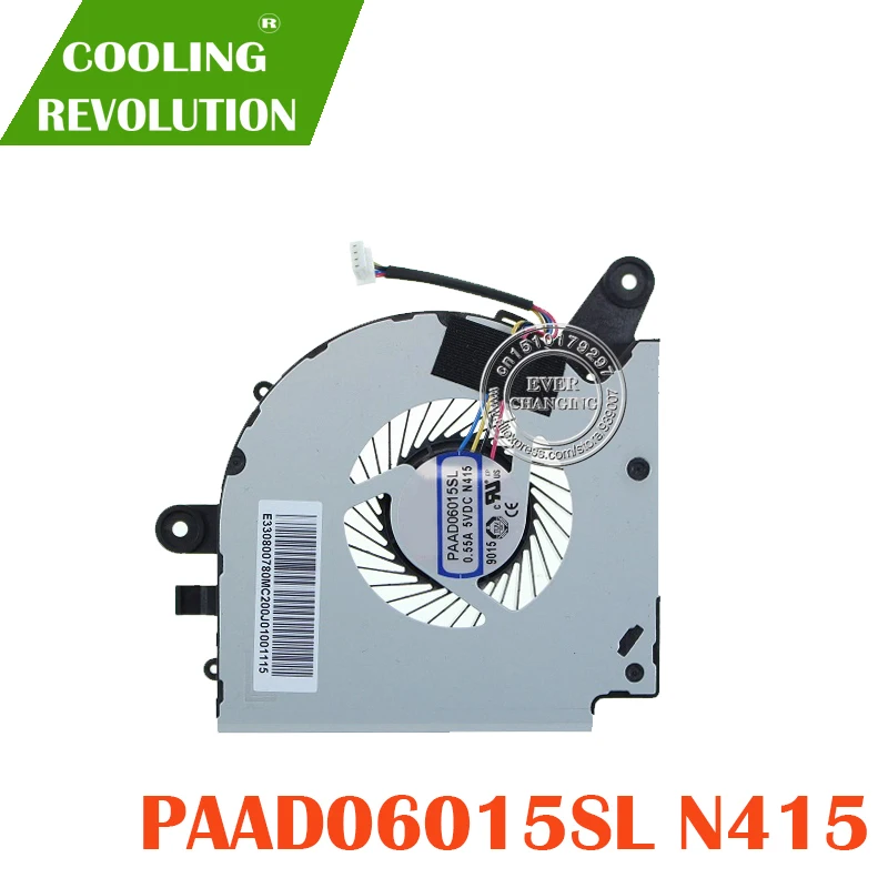 Новый оригинальный вентилятор охлаждения PAAD06015SL 0.55A 5VDC N415 4PIN