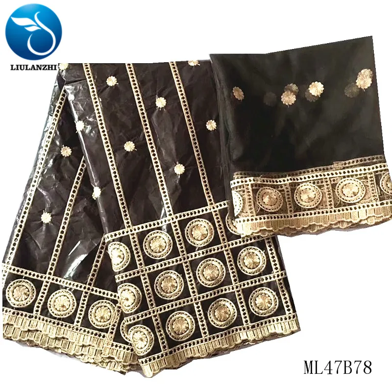 

LIULANZHI Bazin Riche Getzner Textile Brocade Fabric Damask Jacquard Nigerian Ankara Fabrics Sewing Materials ML47B78/ML47B79