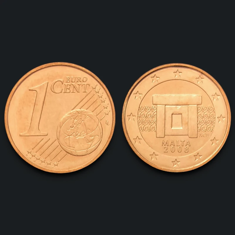 Malta1ユーロセント硬貨100 本物オリジナルコインcomemorativeコインコレクションレアunc 非通貨コイン Aliexpress