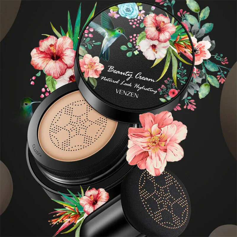 BIOAQUA VENZEN Air Cushion Moist Up Foundation BB Cream Concealer Makeup 15g |