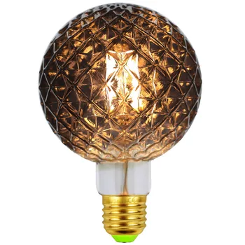 

TIANFAN Led Bulbs Vintage Light Bulb 4Watts 220/240V Decorative Light Bulb G95 Crystal Smoke Edison Bulb