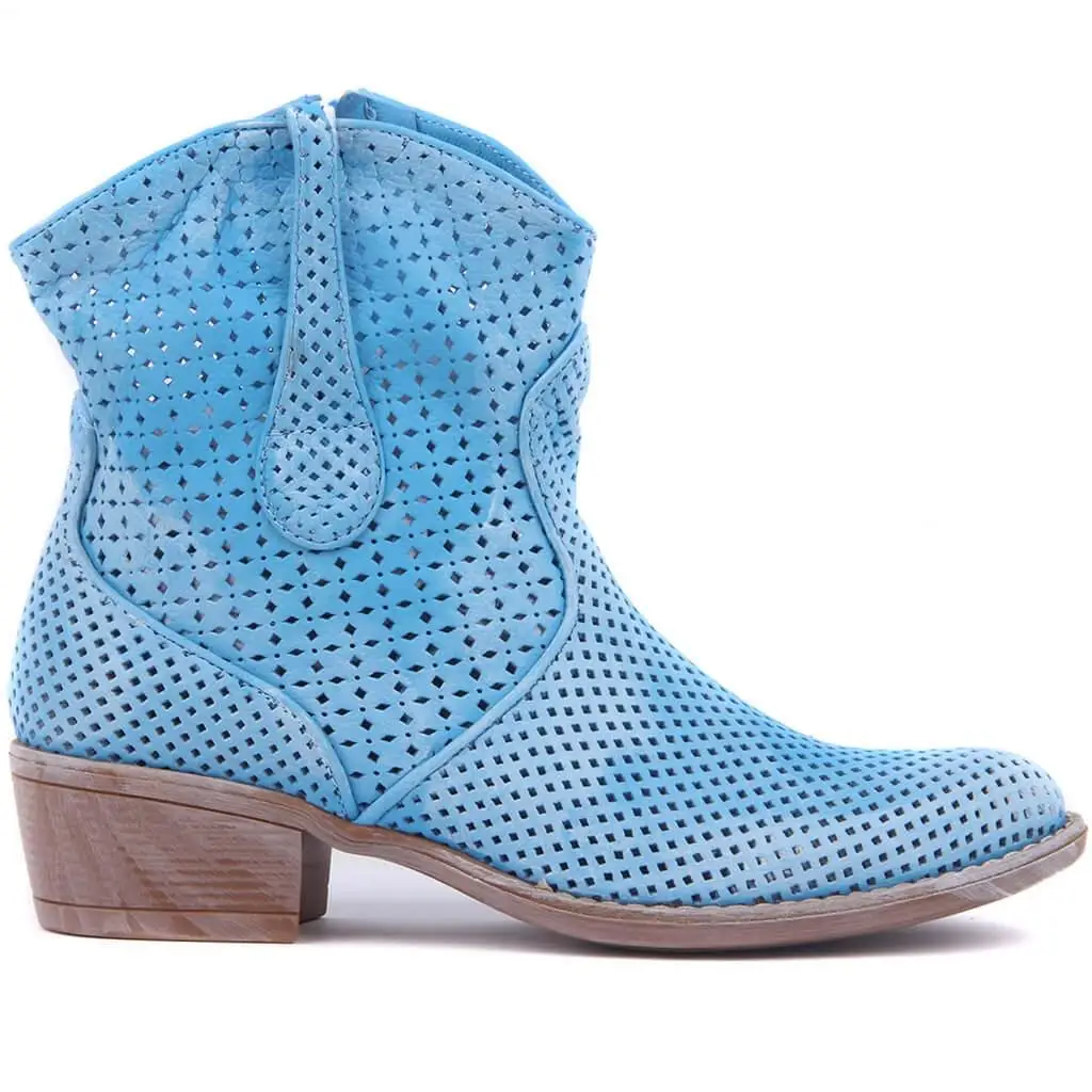 

Sail Lakers-Blue Tumbled Summer Botu