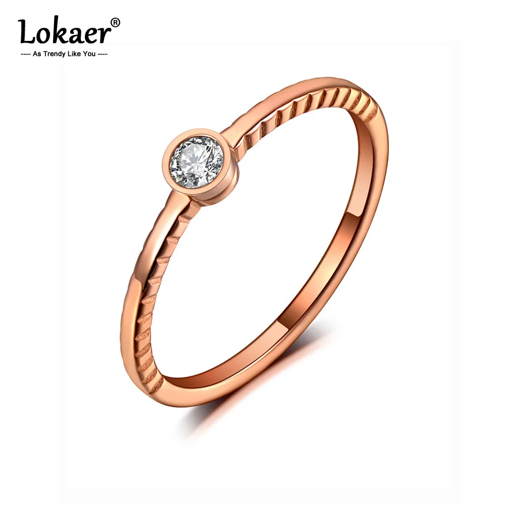 Кольцо Lokaer из нержавеющей титановой стали оригинальный дизайн креативное