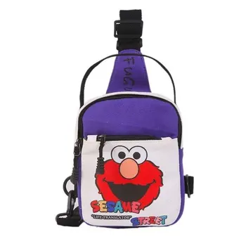 

High Quality Canvas Women Shoulder Bag Letter Print Bag for Women 2020 Hip-Hop New Fashion Girls Boys Mobile Phone Crossbody Bag