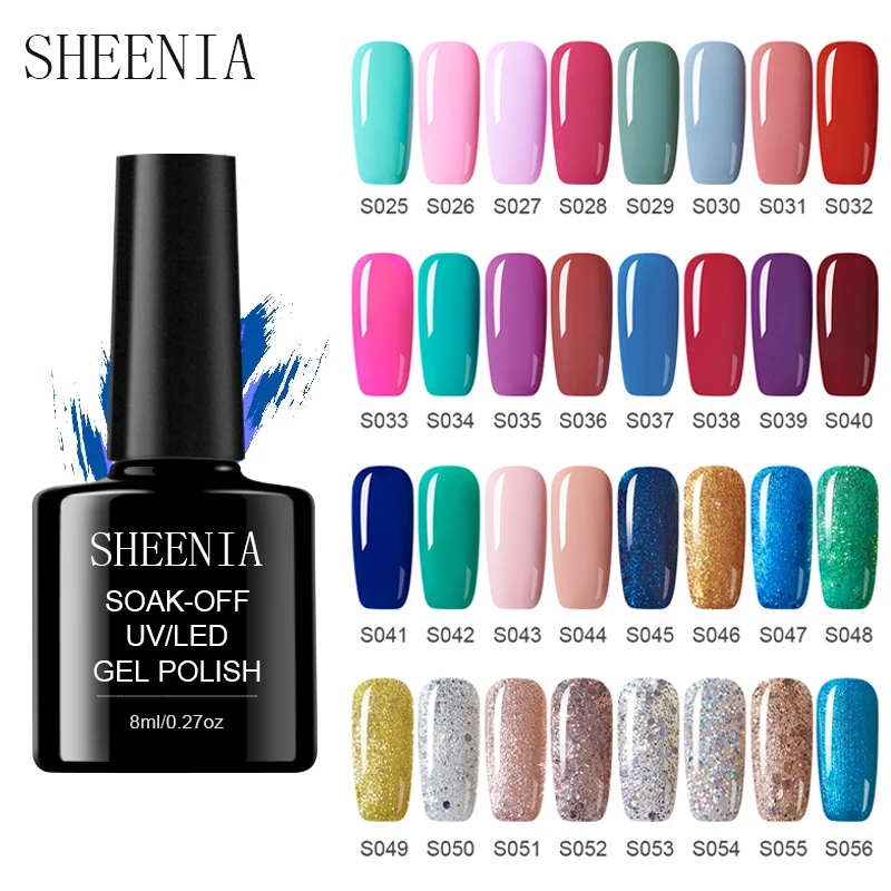 

Color Gel Polish Nail Gel Varnish High Quality Primer Soak Off UV LED Gel Nail Polish No Wipe Top Coat Wine Red Series Lacquer