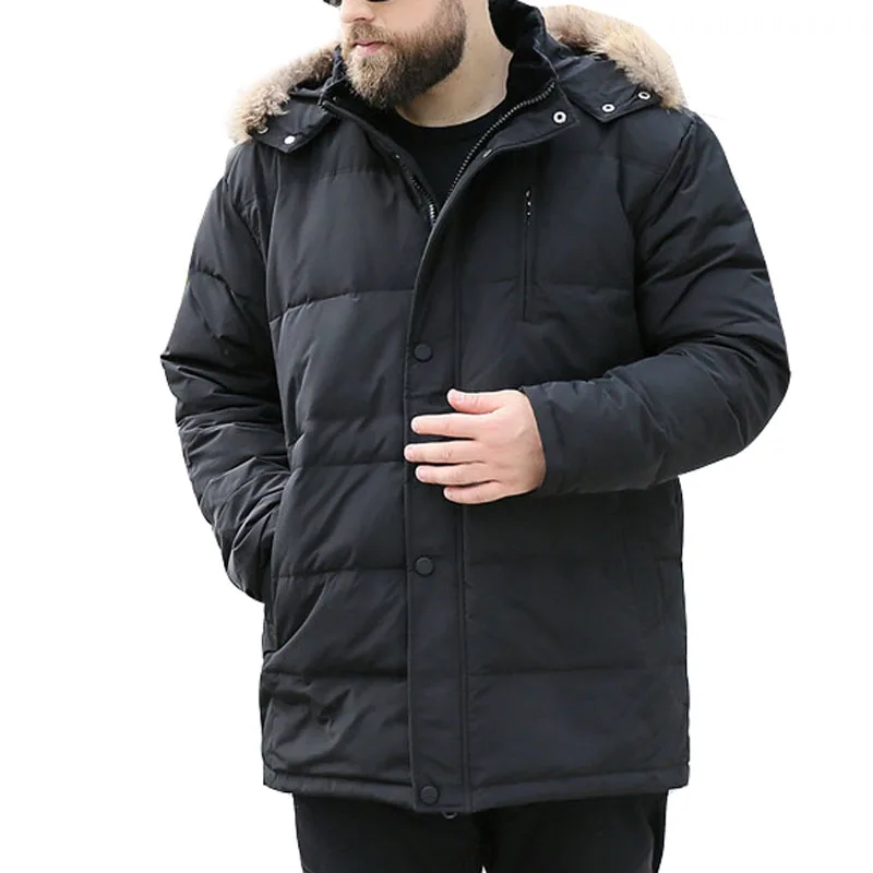 Зимние куртки для мужчин, большие размеры, обхват груди 170 см, 5XL, 6XL, 7XL, 8XL, 9XL, 10XL, длинные рукава, пуховики для холодной погоды