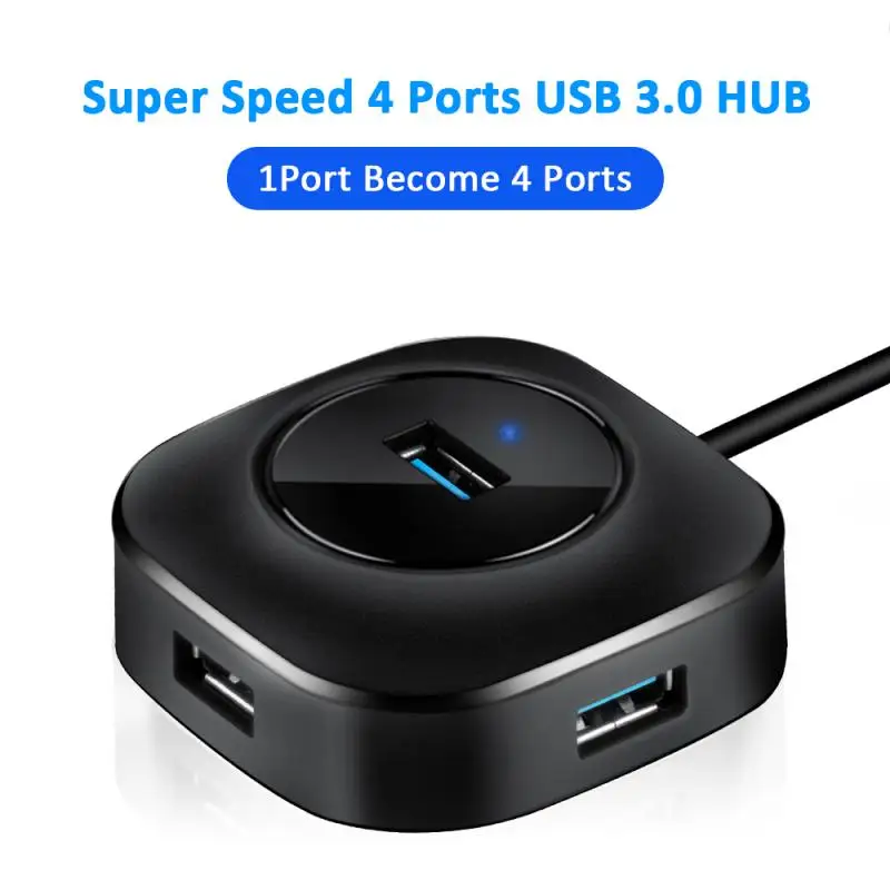 Multi USB HUB USB3.0 Hub USB Splitter Type-C Hub 4 Ports Expander USB-C 3.0 Hub Adapter With Power Interface Type-C Dock