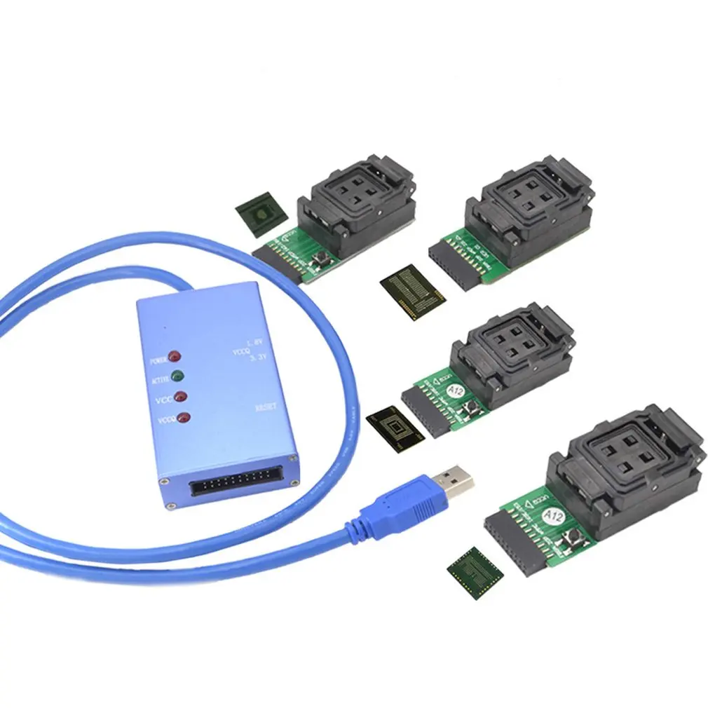 

Emmc153 169 Emcp162 186 Emcp221 Emcp529 Socket 6 In 1 Data Recovery Tools For Android Phone Emmc Programmer Socket