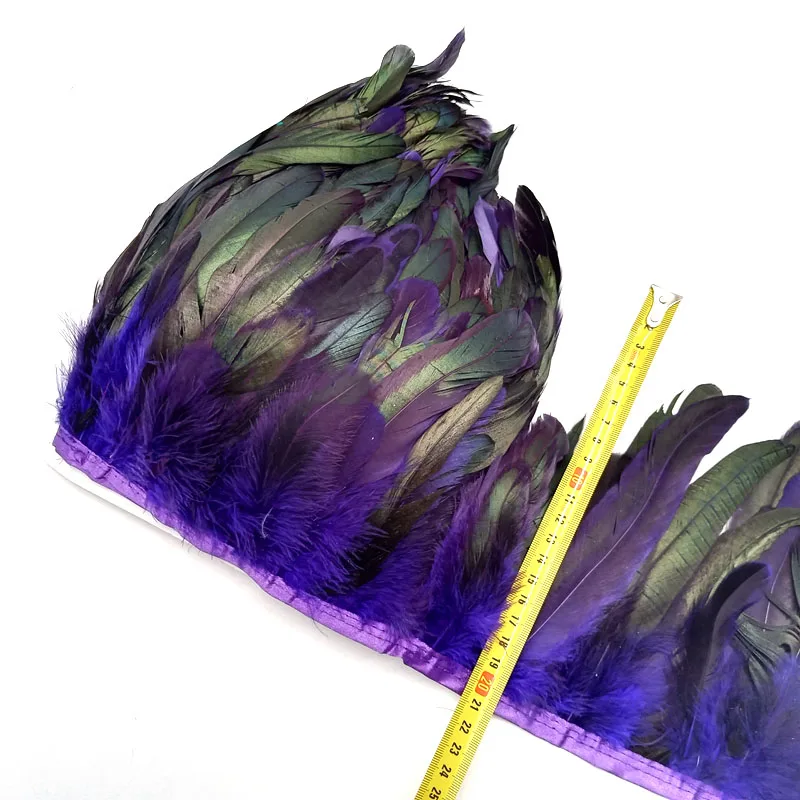 purple feathers