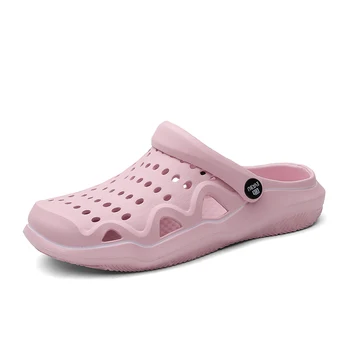 

2020 Summer Shoes Woman Ladies Beach Women Flat Sandals Rubber Clogs Female Eva Sandals Unisex Hole Shoes Outdoor Shoes Plus