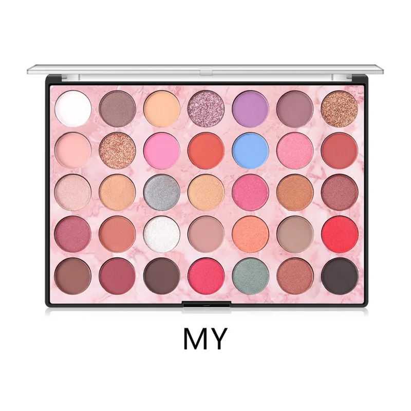 35 Colors Eyeshadow Palette Long-lasting Waterproof Smudge-proof Matte Shimmer Eye Shadow