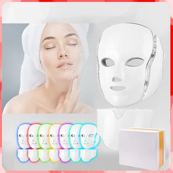 

7-color Professional Photon LED Mask Skin Rejuvenation Anti-aging Cosmetology Light Therapy Househeld Photorejuvenation Machine