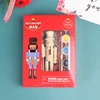 Boe Narodzenie  1Pc 12cm Nutcracker Puppet Christmas Decor DIY Wood Embryo Nutcracker Soldier 1