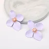 Boho Cute Flower Earrings for Women Korean Jewelry Kids Girls Gifts Fashion Stud Earring Boucles D'oreilles Aretes De Mujer 2022 ► Photo 2/6