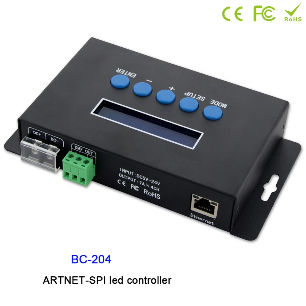 Фонарь светодиодный Artnet на контроллер SPI/DMX pixel light Вход протокола Eternet Выход 680