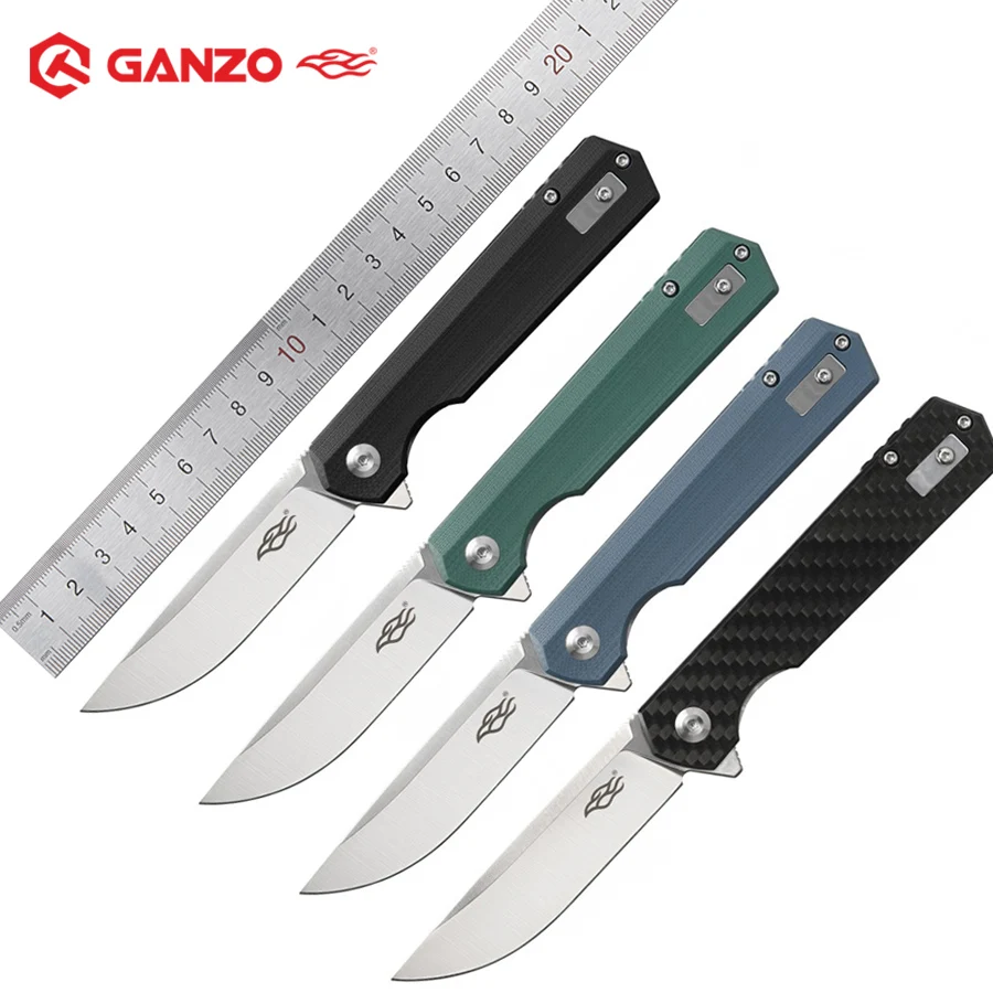  Ganzo Firebird FH11S Folding Pocket Knife with D2 Blade G10/Carbon Fiber Handle Outdoor Survival Ta