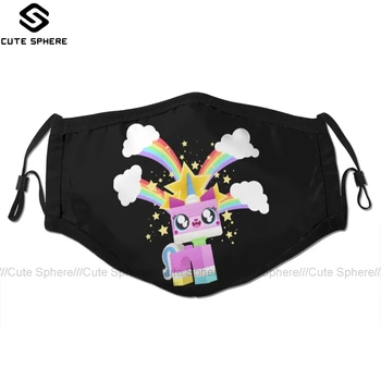 

Unikitty Mouth Face Mask Princess Unikitty YAY Facial Mask Funny Kawai with 2 Filters for Adult