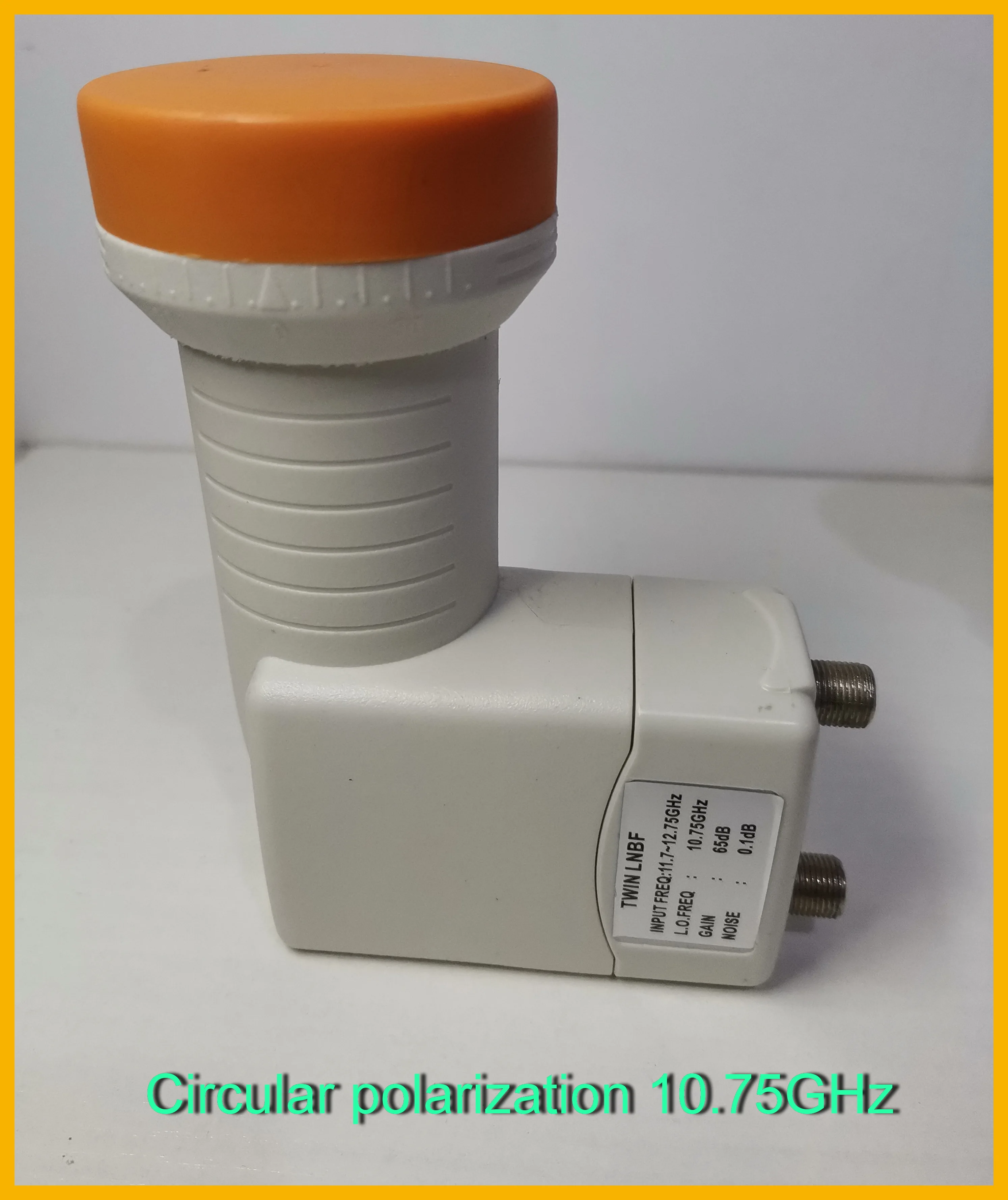 Циркулярная поляризация 10 75 ГГц двойной LNB лучший сигнал цифровой HD KU Band
