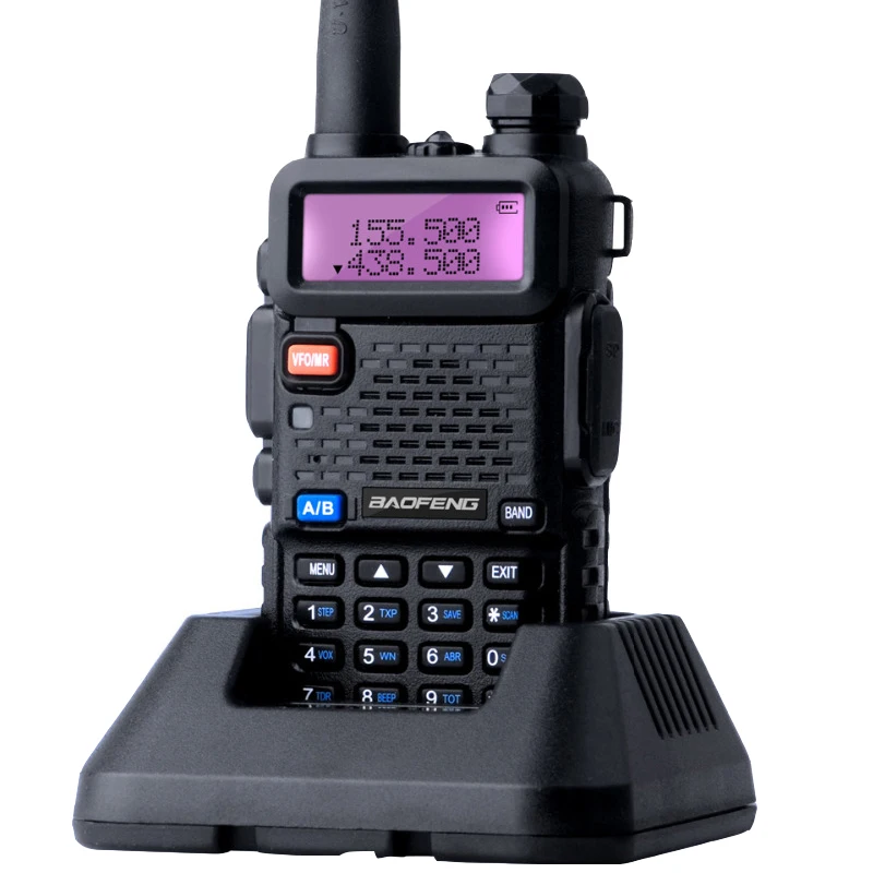 Baofeng UV 5R рация Мини CB радиостанция Двухдиапазонная UHF VHF портативная Ham