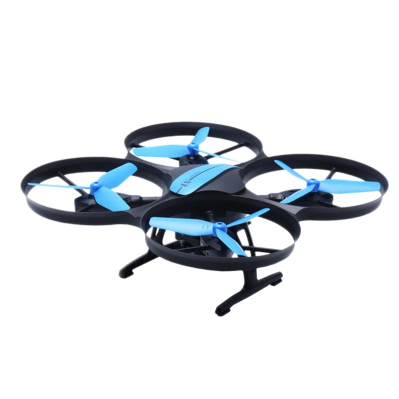 Blue FFYY-Four-Axis Uav Wifi 720 Height Hold Mode Headless One-Button Return Rc Four-Axis Aircraft - Цвет: Blue