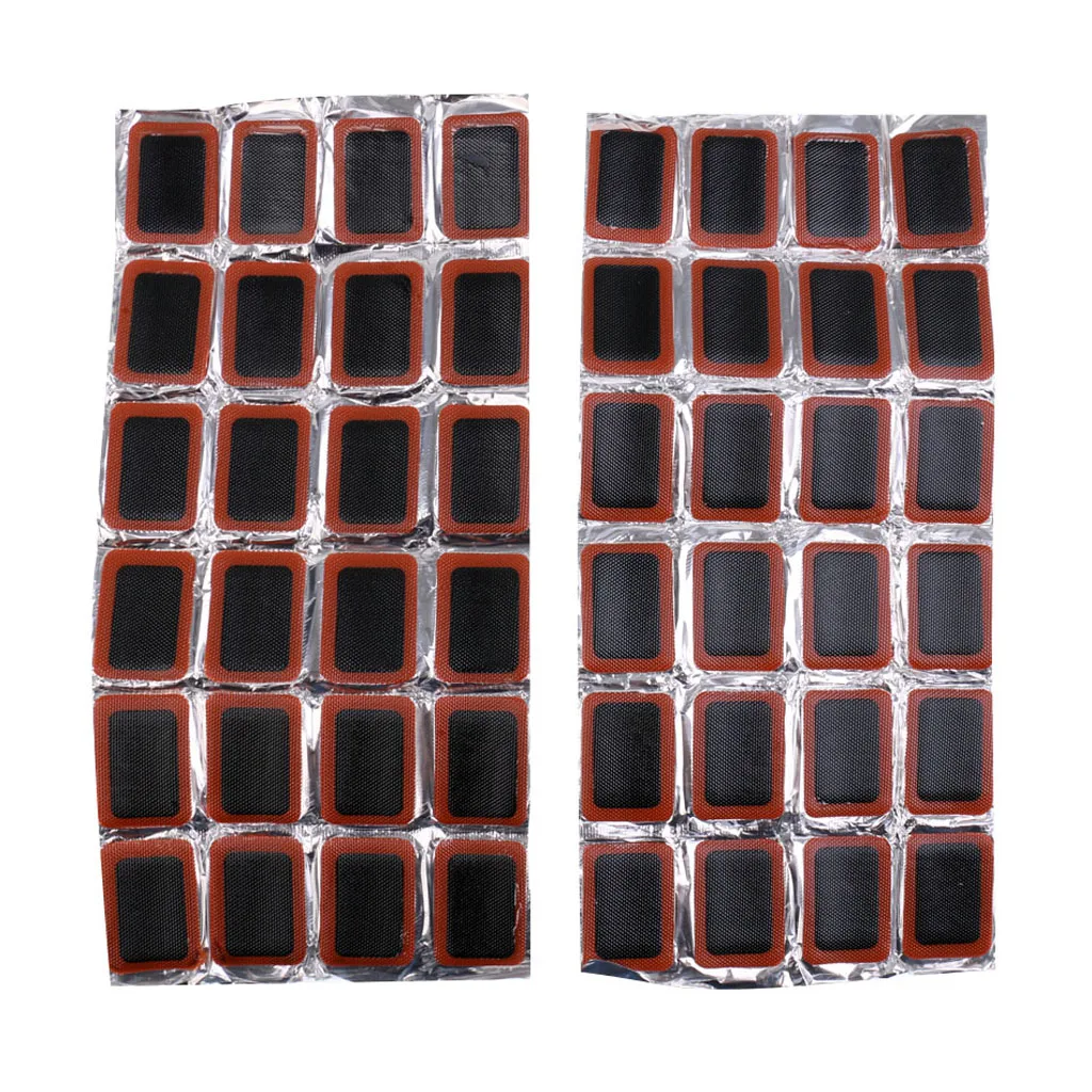 48 Bike Puncture Patches Bicycle Tire Inner Tube Repair Glue Kits Tyre Tools 48 Bike Puncture Patches Bicycle Tire Inner Tube Repair Glue Kits Tyre Tools