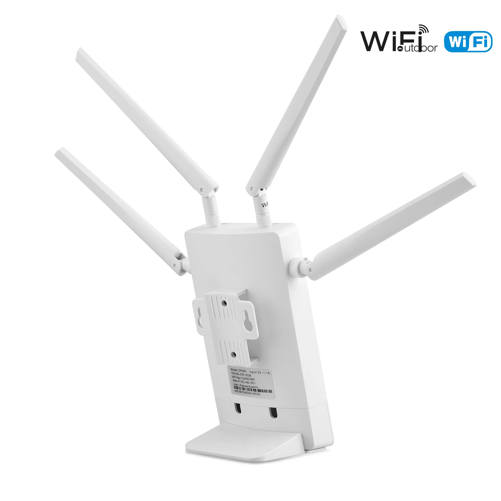 5g wifi amplifier Outdoor Router 4G LTE SIM Card Waterproof WiFi Router Port Forwarding DMZ Setting Work with 48V POE Switch POE Camera NVR internet signal amplifier best buy