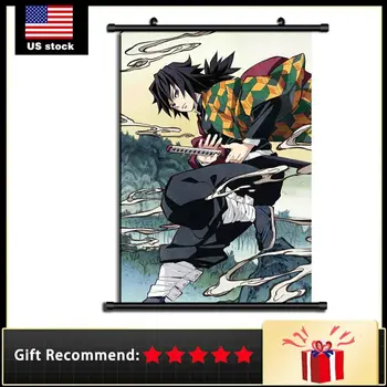 

Kimetsu no Yaiba Print Wall Poster Scroll Room Decor 40x60 CM/16X24 In