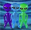 UFO ET PVC Alien Inflatable Doll Adult Child Toy Halloween Horror Christmas Birthday Party Novelty Treasures Outer Space Party 2