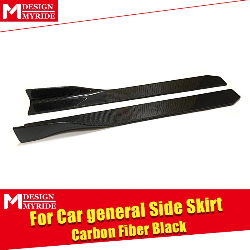  W204 4-doors Seite Skirt Kits Auto Styling Carbon faser 105CM For MercedesMB C-Class C180 C200 C250
