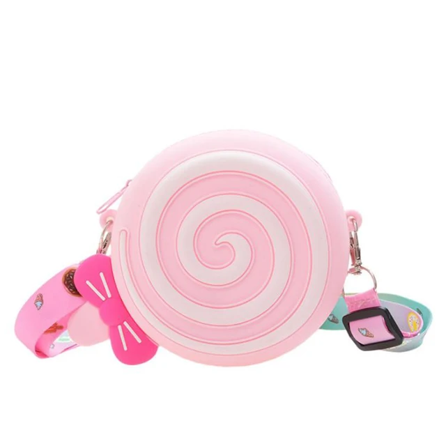 2021 Lovely Kids Crossbody Bag  Multipurpose Lollipop Shaped Messenger Bag for Girls Summer Children Handbag 2