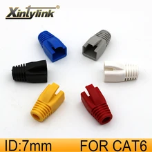 Xintylink – capuchons de connecteur de câble ethernet rj45 cat6 cat 6, gaine réseau rg rj 45 cat5 cat5e, multicolore lan