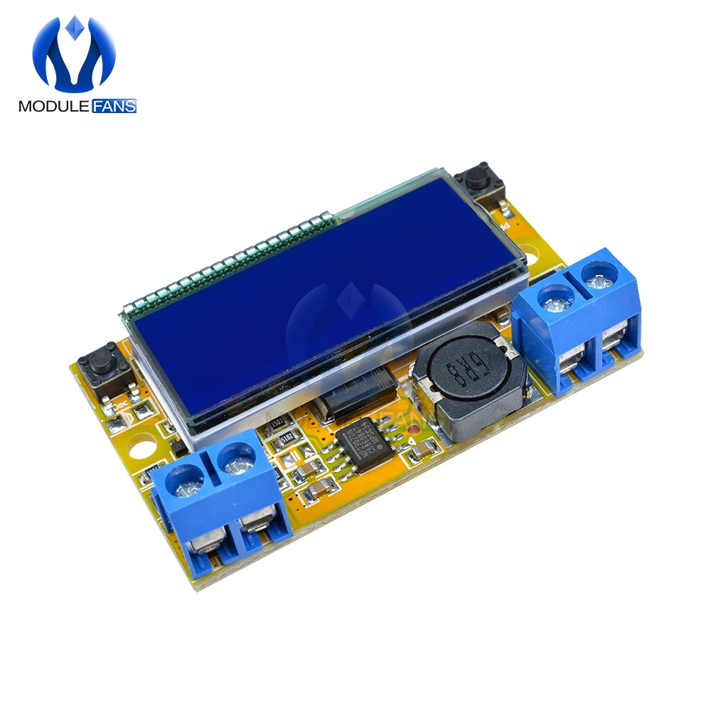 DC-DC Step Down Power Supply Adjustable Push-button Module with LCD Display