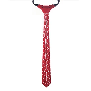 Шикарные голубые галстуки с цветочным узором зеркальные Узкие галстуки Роскошные модные аксессуары свадебный галстук для жениха синий Повседневный стиль - Цвет: Glossy Red
