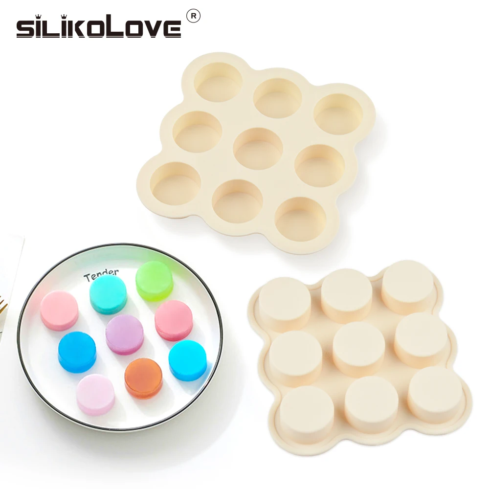 SILIKOLOVE Новые 9 отверстий сладкие конфеты формы силиконовые формы для леденцов клейкие конфеты плесень