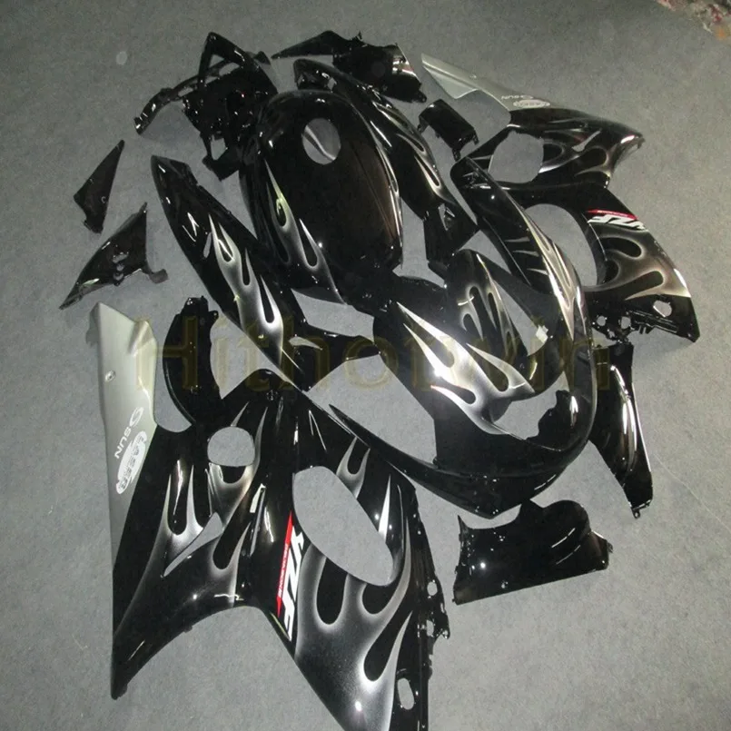 Капот мотоцикла на заказ для YZF600R Thunderent 1997-2007 моторные Обтекатели литьевой формы черный