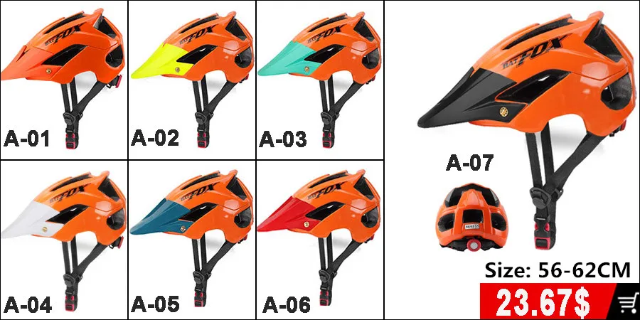 BATFOX, велосипедный шлем для мужчин и женщин,, велосипедный шлем, EPS+ PC, размер 56-62 см, велосипедные шлемы, шлем velo, большой козырек, дорожный, mtb, шлемы