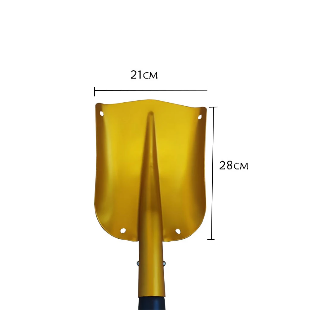 Наружное Садоводство высадка Лопата длинная телескопическая алюминиевая Автомобильная Многофункциональная портативная Съемная комбинированная лопата для снега
