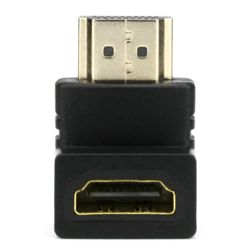 Черный Кабель HDMI адаптеры-конвертеры угол 270 градусов HDMI мужчин и женщин HDMI для 1080P HDTV кабель адаптер конвертер удлинитель