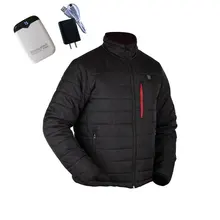Электронный теплый пуховик, мужская зимняя Лыжная куртка, Мужская теплая Толстая куртка, ветрозащитная теплая куртка для катания на лыжах, горном кемпинге