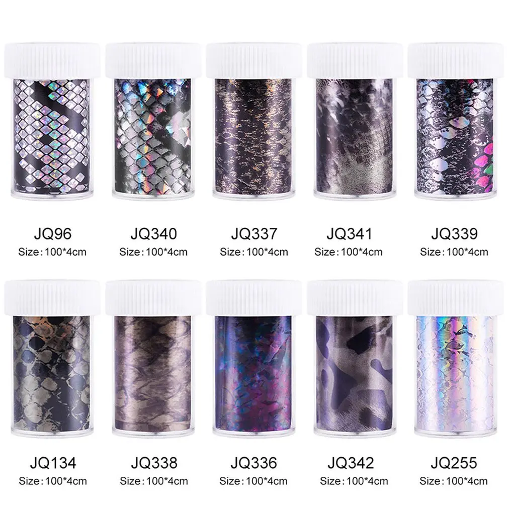 

Snake Pattern Europe And The United States Popular Elements Nail Stickers Female Nail Stickers Beauty Products Starry Paper