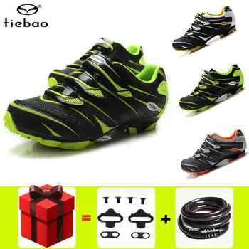 

Tiebao Cycling Shoes Men Sapatilha Ciclismo MTB Self-locking Breathable Men Mountain Bike Cycling Bicycle Sneakers Women