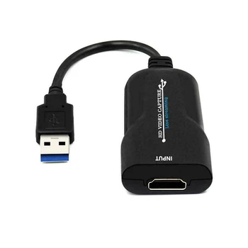 

Mini Game Video Capture Card HDMI To USB 3.0 Video Capture Card Grabber Record Box For PS4 Game DVD HD Camera Recording HDTV