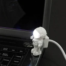 

Funny Astronaut USB Gadget USB LED Light Adjustable Night Light Gadgets for Computer PC Lamp